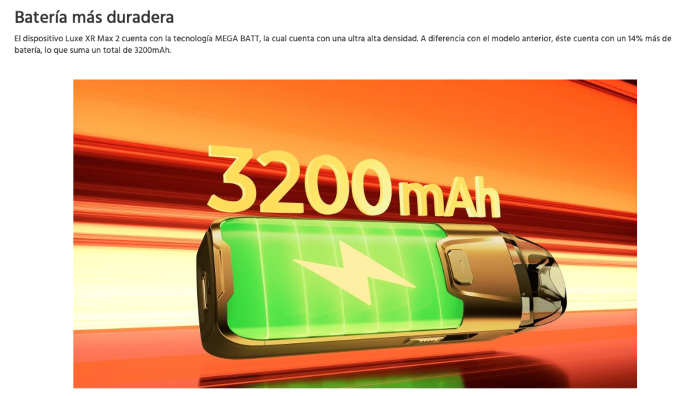 Pod LUXE XR MAX 2 3200mah Vaporesso 80W - Ítem4