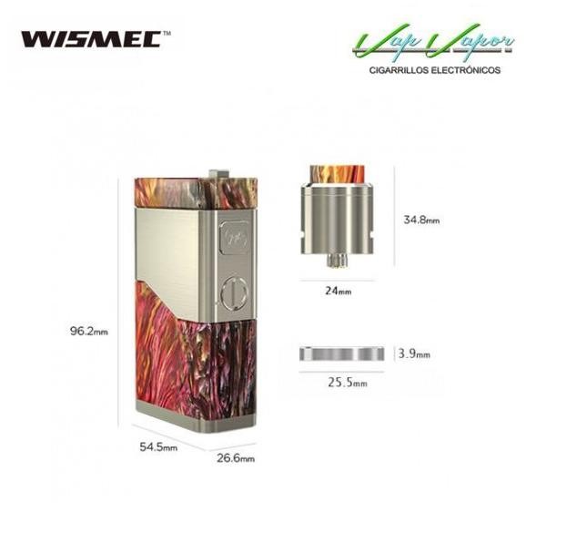 Wismec Luxotic NC Kit with Guillotine V2 RDA - Item4