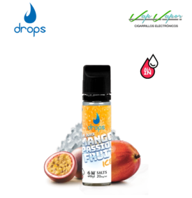 AROMA DROPS All in Mango Passion Fruit 10ml (para hacer 60ml) con nicotina de 3mg/10mg/20mg Bar Juice