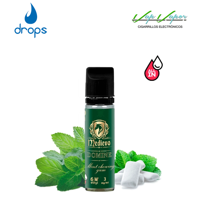 AROMA DROPS All in Medievo Domine 10ml (para hacer 60ml) con nicotina de 3mg/10mg/20mg - Ítem1
