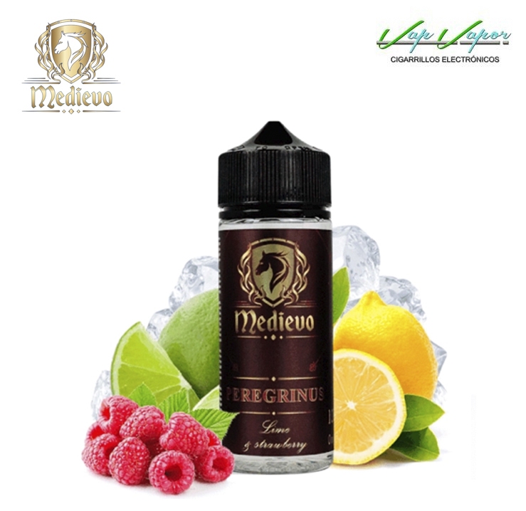 FLAVOUR Medievo PEREGRINUS 40ml (longfill bottle 120ml) Raspberry, Strawberry, Lemon Lime