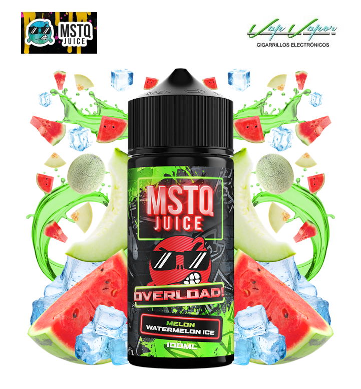 Melon Watermelon Ice de MSTQ Juice Overload 100ml (0mg)