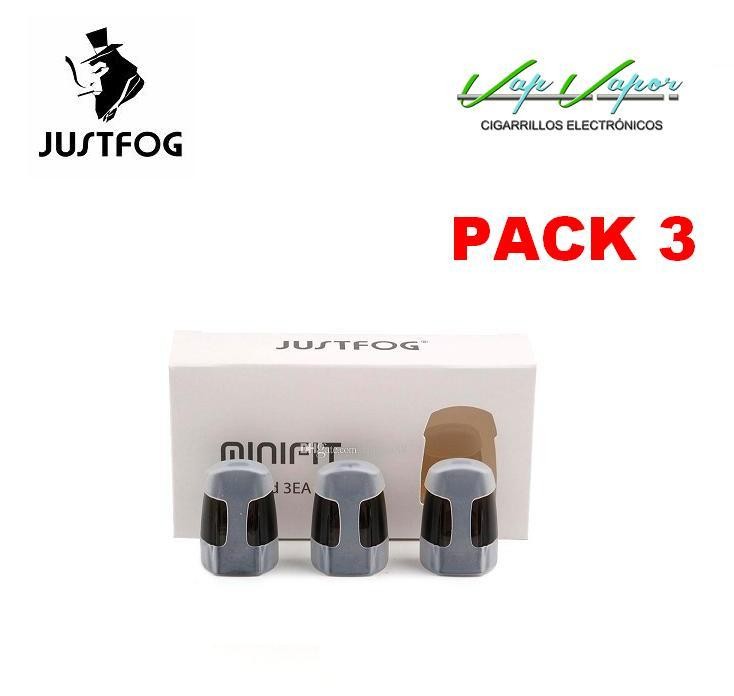 PROMOTION!!! PACK 3 Cartridge Minifit Justfog 1.6ohm 1.5ml 