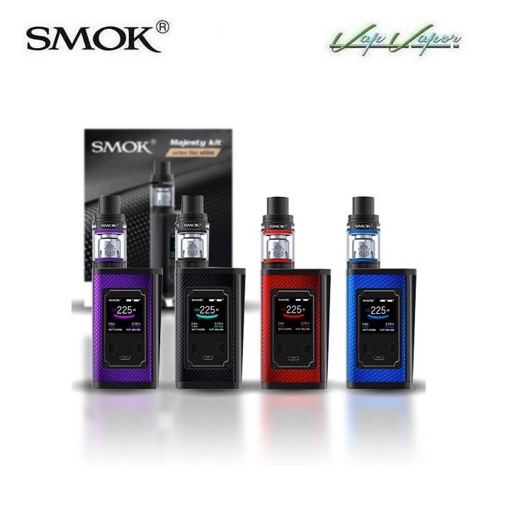 Smok Majesty Carbon Fiber 225W + TFV8-X BABY 2ml Kit Completo