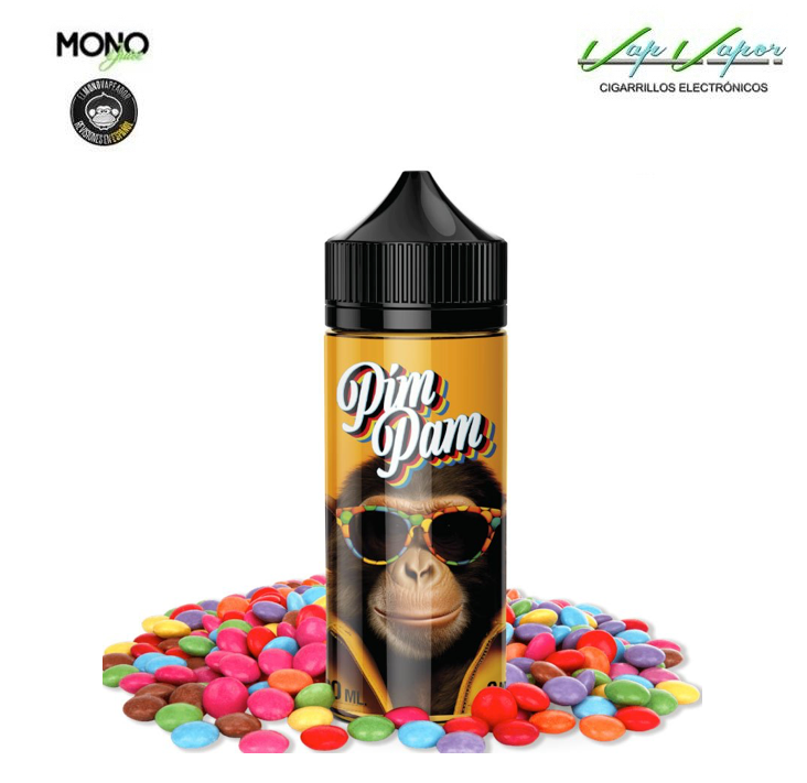 Mono eJuice Pim Pam 100ml (0mg) El Mono Vapeador