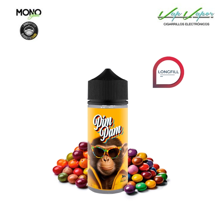 OFERTA!!! AROMA PIM PAM 30ml (longfill en botella de 120ml) Mono eJuice