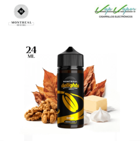 FLAVOUR Montreal Delights GOLD 24ml (longfill inside 120ml bottle) Buttercream, Toasted Nuts, Meringue, Tobacco
