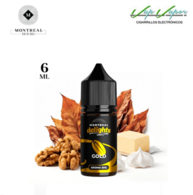 FLAVOUR Montreal Delights GOLD 6ml (longfill bottle 30ml) Buttercream, Toasted Nuts, Meringue, Tobacco