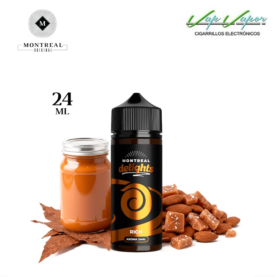 FLAVOUR Montreal Delights RICH 24ml (longfill inside 120ml bottle) Dulce de Leche, Salted Caramel, Almonds, Tobacco
