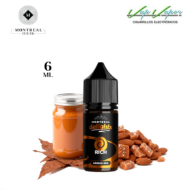 FLAVOUR Montreal Delights RICH 6ml (longfill bottle 30ml) Dulce de Leche, Salted Caramel, Almonds, Tobacco