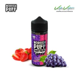 Moreish Puff Candy Drops Grape Strawberry 100ml (0mg) 70VG/30PG