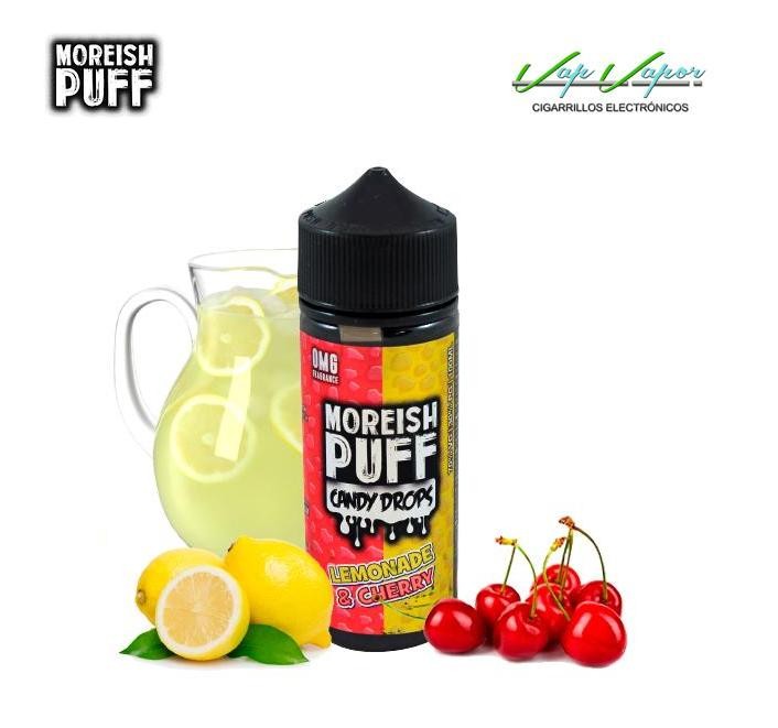 Moreish Puff Candy Drops Lemonade Cherry 100ml (0mg) 70VG/30PG