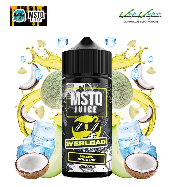 AROMA Melon Coco ICE MSTQ Juice Overload 30ml (longfill) botella de 120ml 