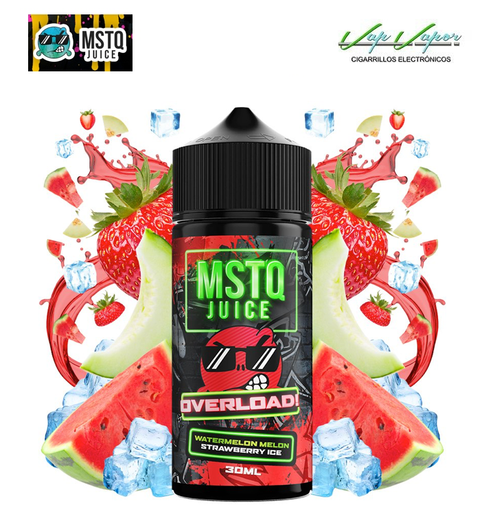 AROMA Watermelon Melon Strawberry ICE MSTQ Juice Overload 30ml (longfill) botella de 120ml 