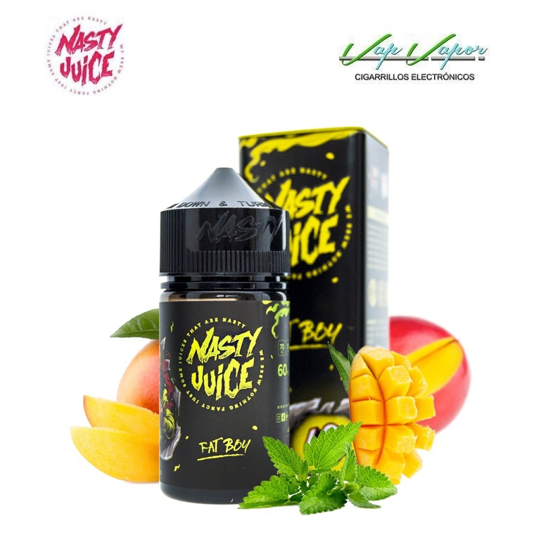 Fat Boy (Mango) Nasty Juice 50ml (0mg) Mango + mentolado