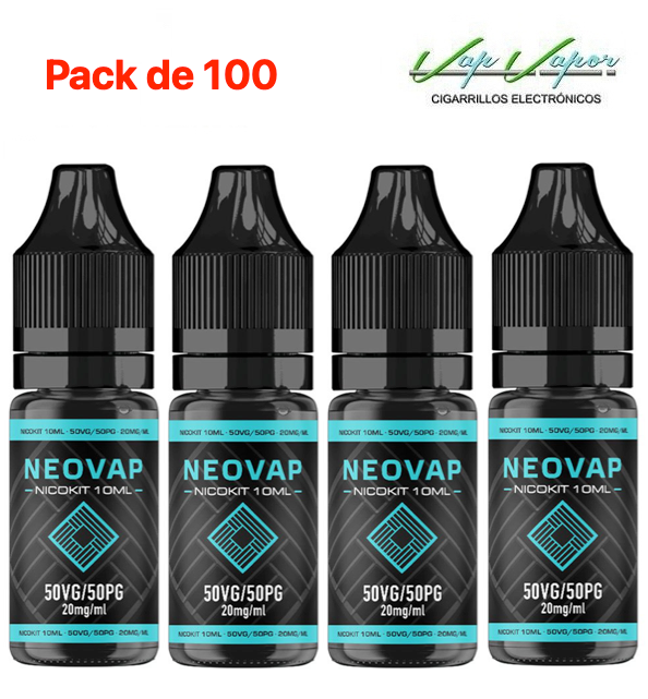 PROMOTION!!! PACK OF 100 Nicokits NEOVAP 10ml 50%VG / 50%PG (20mg)