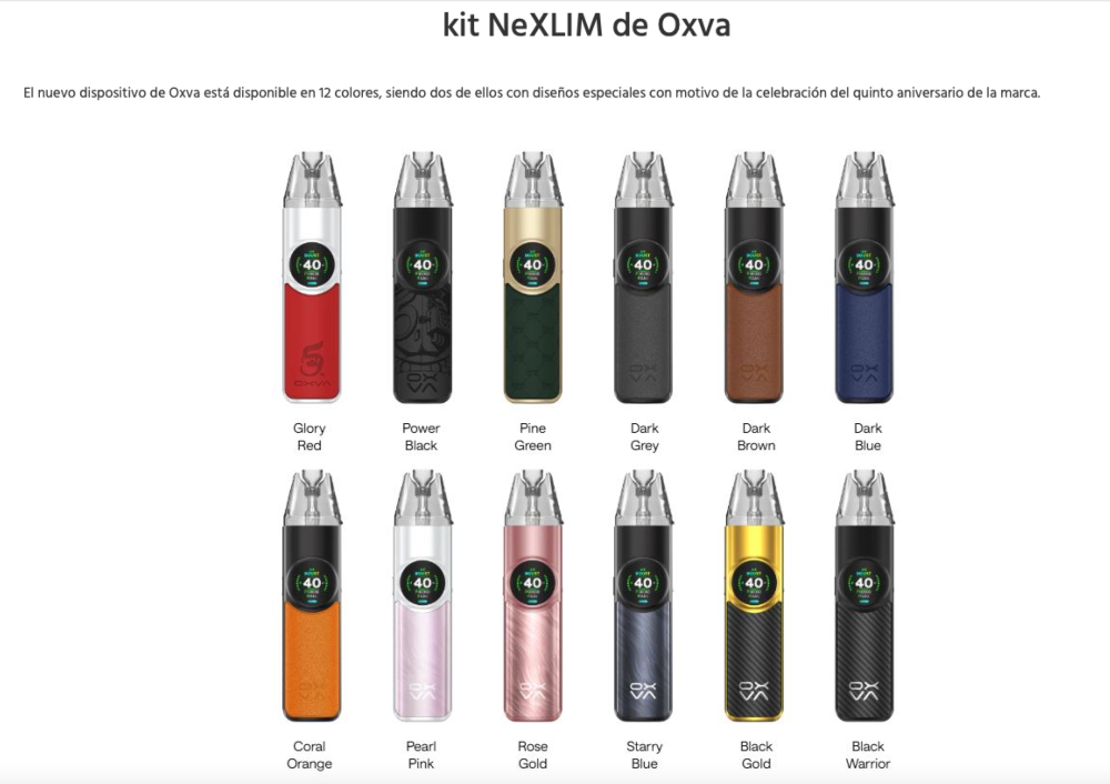 Nexlim 1500mah Oxva 2ml - Ítem2