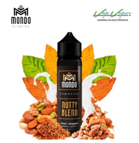 Mondo E-liquid. Nutty Blend 50ml (0mg) Tobacco, Vanilla, Milk, Cocoa, Nuts
