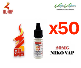OFERTA!!! PACK OF 50 Nicokit Niko-Vap 10ml (20mg) 50PG/50VG Oil4Vap