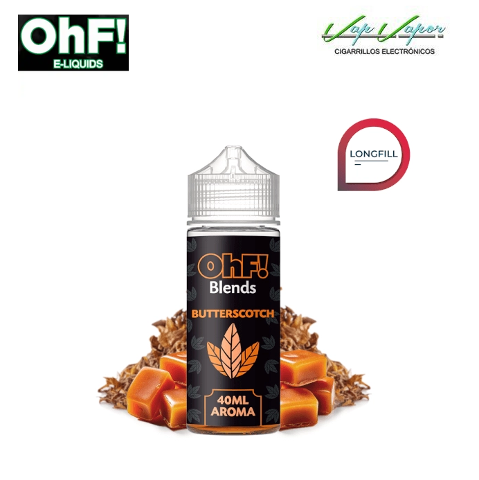 AROMA Blends Butterscotch Ohf 40ml (longfill botella 120ml)