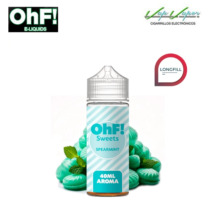 AROMA Spearmint Ohf Sweets 40ml (longfill botella 120ml) Hierbabuena