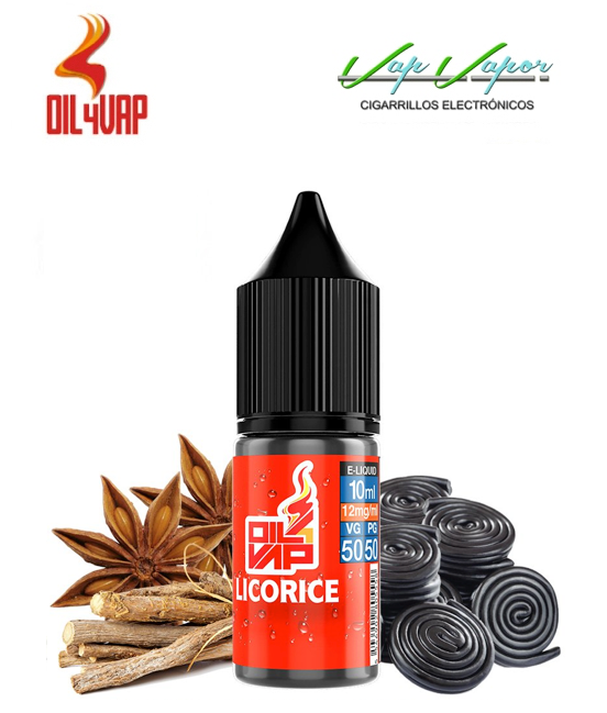 Regaliz (Licorice) Oil4Vap 10ml (0mg/3mg/6mg/12mg) Regaliz