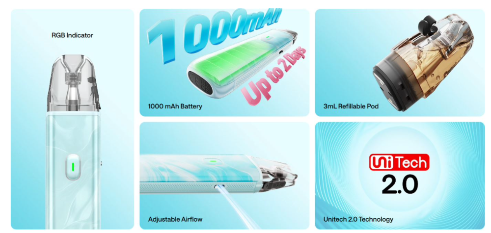 OFERTA!!! Xlim GO Lite 1000mah Oxva 30W 2ml - Ítem3