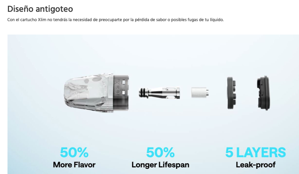 OFERTA!!! Xlim GO Lite 1000mah Oxva 30W 2ml - Ítem4