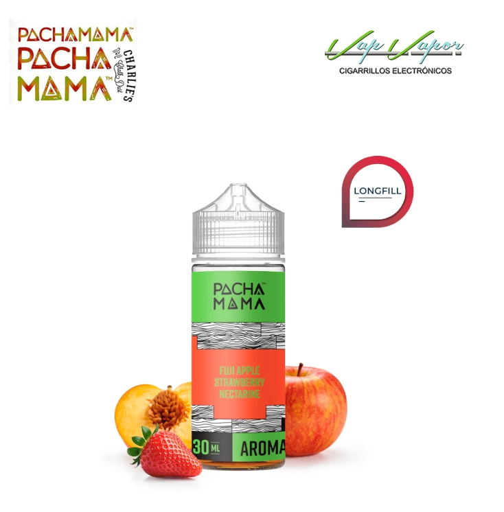 AROMA Fuji Apple Strawberry Nectarine 30ml Longfill (en botella de 120ml) Pachamama