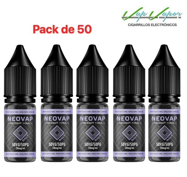 OFERTA!!! PACK DE 50 Nicokits NEOVAP SALTS 10ml 50%VG 50%PG (20mg)