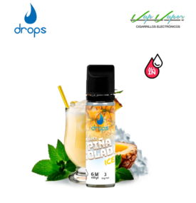 AROMA DROPS All in Pina Colada ICE 10ml (para hacer 60ml) con nicotina de 3mg/10mg/20mg Bar Juice