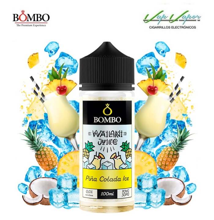 NEW - Piña Colada (Pineapple and coconut) Wailani Juice by Bombo 100ml (0mg) 
