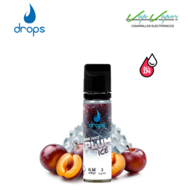 CONCENTRATE DROPS Plum ICE 10ml (to make 60ml) with 3mg/10mg/20mg nicotine Bar Juice