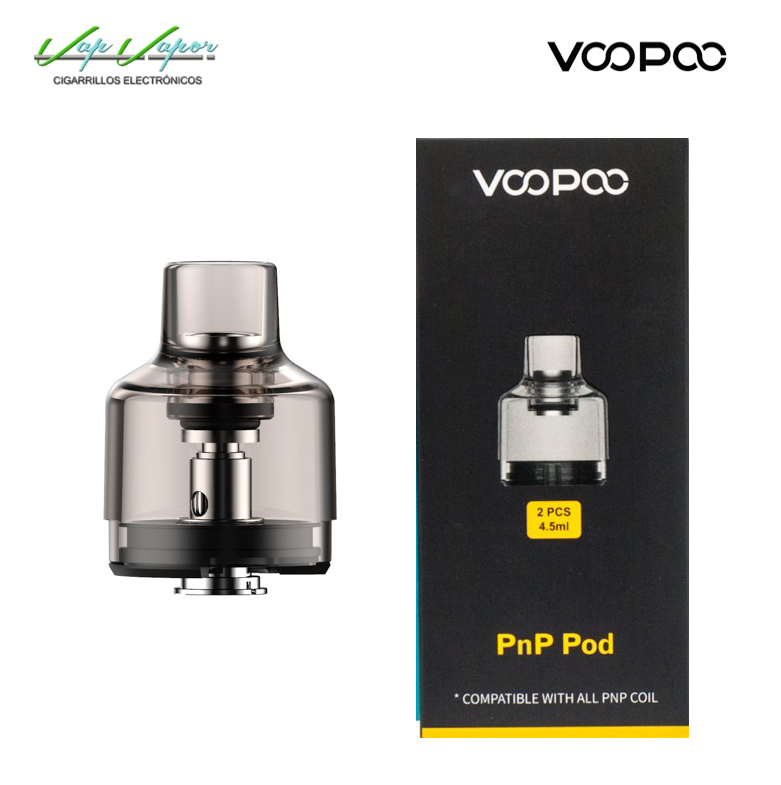 Depósito PNP 4,5ml Voopoo (1 unidad) (pod vacío, sin resistencia) 