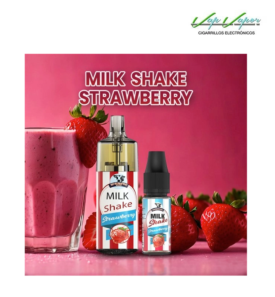 Pod Desechable Strawberry Milkshake 10.000CALADAS TORNADO vacío + Líquido regalo 10ml (10mg/20mg) TPD Europa