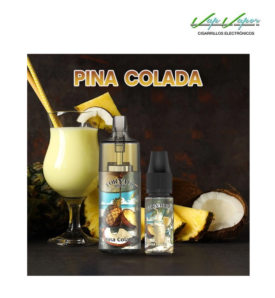 Disposable Pod Pina Colada 10.000PUFFS TORNADO empty + Gift Eliquid 10ml (10mg/20mg) TPD Europe
