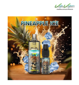 Disposable Pod Pineapple ICE 10.000PUFFS TORNADO empty + Gift Eliquid 10ml (10mg/20mg) TPD Europe