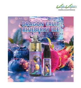 Disposable Pod Dragon Fruit Blueberry 10.000PUFFS TORNADO empty + Gift Eliquid 10ml (10mg/20mg) TPD Europe