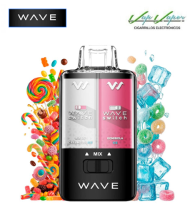 Pod desechable MIX 3 sabores - Mix de Caramelos ICE / Gominolas ICE o MEZCLA 40.000 caladas (0mg) 16ml - 750mah Bud Vape Wave Switch