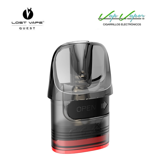 Pod E Plus DUAL MESH 0.3ohm/ 0.45ohm/ 0.6ohm/ 0.8ohm Lost Vape 2ml (1 unidad) para Thelema