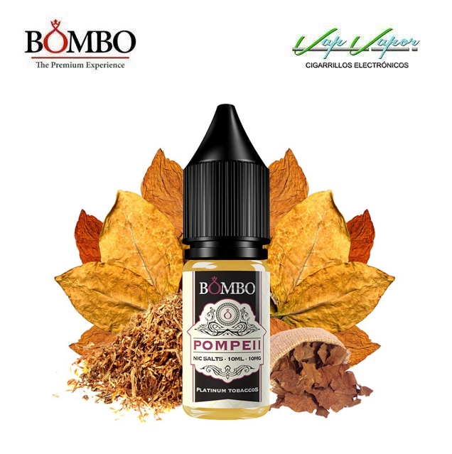 SALES Pompeii Platinum Tobaccos by Bombo 10ml (10mg/20mg) (50%VG/50%PG) Tabaco Natural