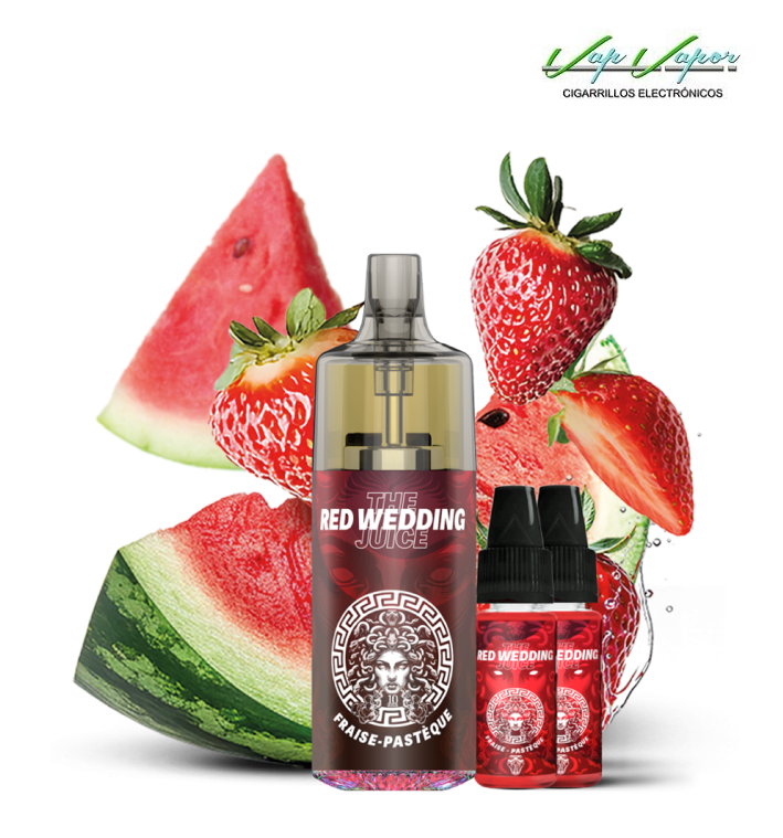 Pod Desechable RED WEDDING 20.000CALADAS MDS vacío 800mah + Líquido regalo 10ml (20mg) TPD Europa - Ítem1