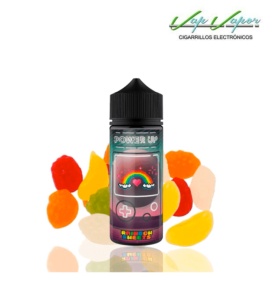 Power Up Rainbow Sweets 100ml (lemon, lime and strawberry jellies)