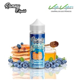 Ramsey Treats Blueberry Pancakes 100ml (0mg) Tortitas, Arándanos dulces,
