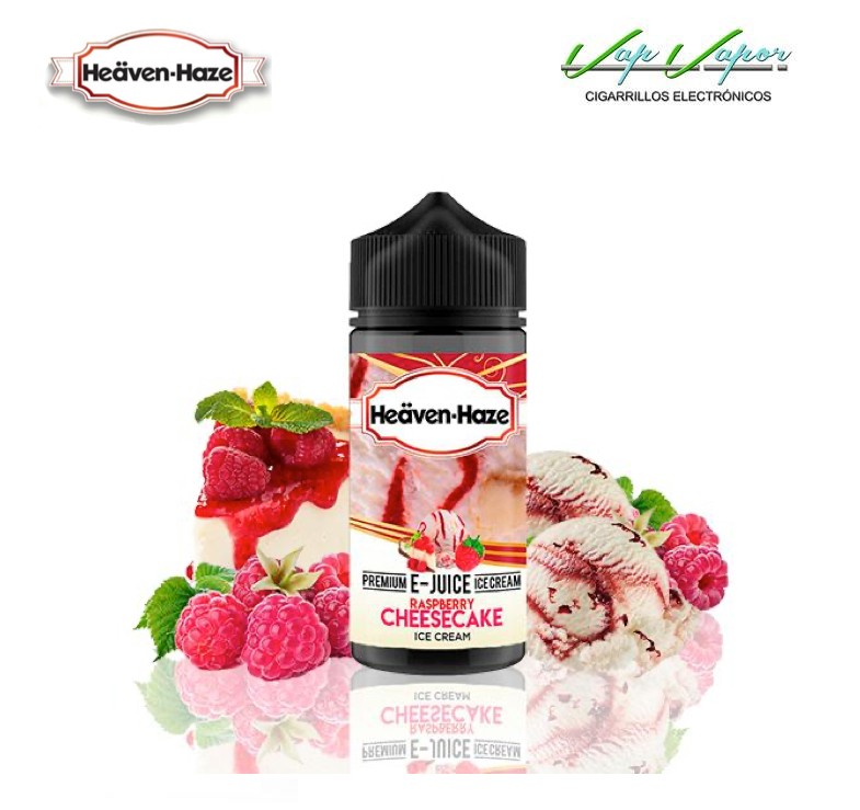 Raspberry Cheesecake Heaven Haze 100ml (0mg) Ice Cream raspberry