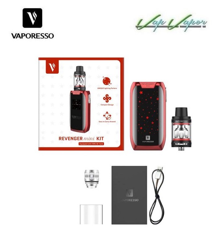 Mod Revenger MINI Vaporesso 2ml 85W 2500mah Kit Completo