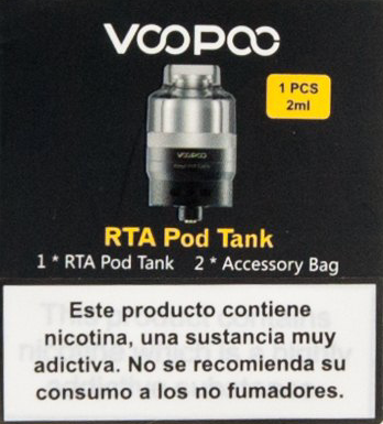 RTA Pod Tank 2ml Voopoo - Item2