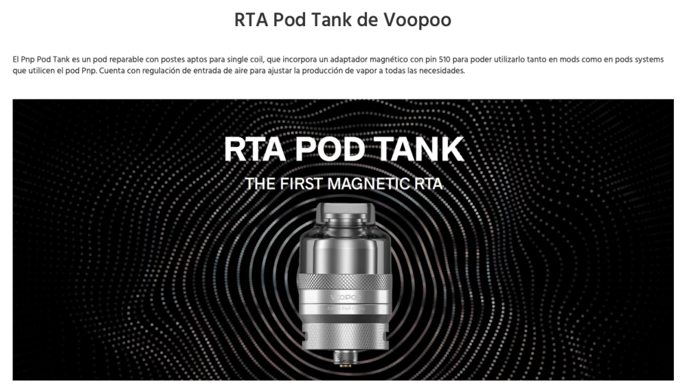 RTA Pod Tank 2ml Voopoo - Ítem9