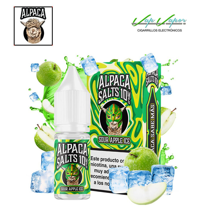 SALES Sour Apple ICE Alpaca 10ml (10mg/20mg)
