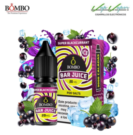 SALES Super Blackcurrant Bar Juice by Bombo 10ml (0mg/5mg/10mg/15mg/20mg) 